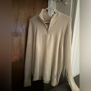 GUESS vintage zip-up sweater, size XL